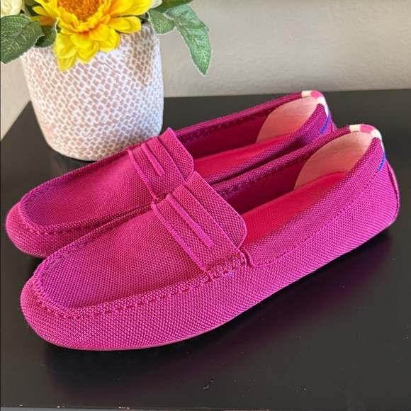 Rothy's The Driver Rasberry Loafers for Women - Picture 4 of 13